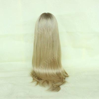 China Ebmwig Brazilian Hair Light Roots Straight Blonde Dark Kosher Wigs, Wholesale Price Ebmwigs for sale