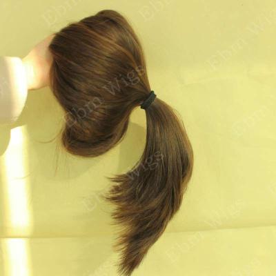 China Brazilian Hair Ebmwigs Ponytail Wigs 22Inch Jewish Straight Wigs for sale