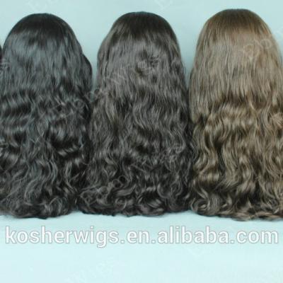 China Best Silky Wave Newcomer Straight Selling 100% Jewish Virgin Hair Mongolian Kosher Wigs Sheitel Wigs for sale