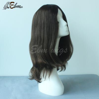 China Ebm Silky Straight Jewish Kosher Wigs European Wave Hair Wigs Shieitel for sale