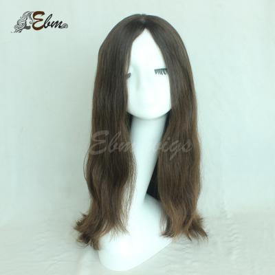 China 2018 European Virgin Hair Silky Straight Jewish Kosher Wigs Top Skin Wave Virgin Hair for sale