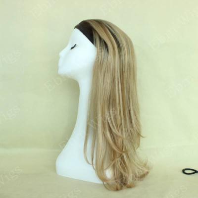 China Water Wave Hair Ponytail Blonde European Hair Jewish Kosher Wig for sale