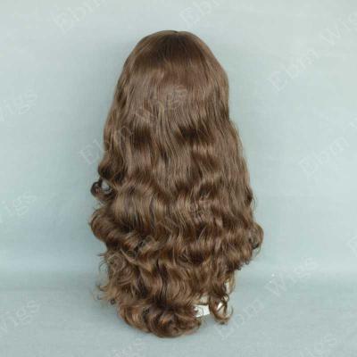 China Silky Straight Natural Wavy Jewish Wigs Kosher Jewish Wigs Natural Wave Color Hair Wig Sheitel for sale