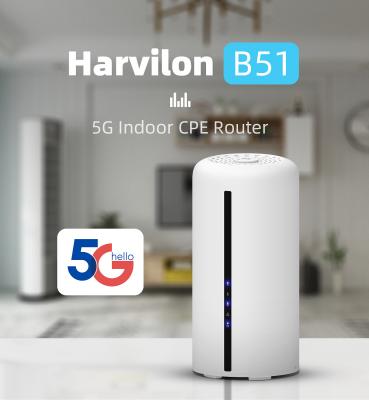 China Dubbele Band5g CPE Router NSA SA WiFi 6 met Nano Netwerk 3.0 Gbps van SIM Card Slot For 5G 4G Te koop