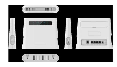 Cina 150Mbps router della casa 4G Wifi di CBE LTE con RJ11 SIM Card in vendita