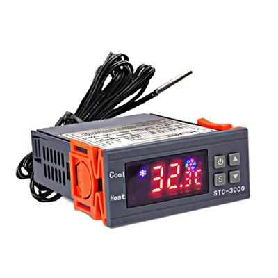 China STC-3000 Digital Temperature Controller Thermostat Thermoregulator Incubator Heating Cooling LED Relay 10A STC-3000 for sale