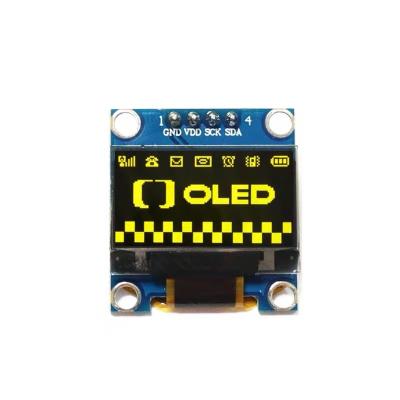 China 0.96 inch oled IIC 0.96 inch OLED serial display module 128X64 I2C SSD1315 SSD1306 12864 LCD blue yellow white screen panel for sale