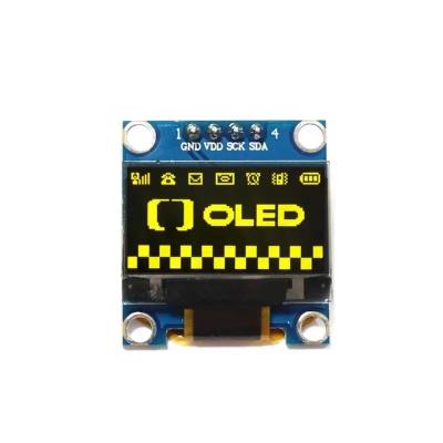 China 0.96 inch OLED IIC White/YELLOW BLUE/BLUE 12864 OLED 0.96 inch Display Module I2C SSD1315 LCD Screen Panel for sale