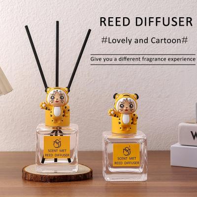 China Hot Cartoon Cute Reed Diffuser,Unique Design Home Ministry Hotel Sale 100ml Home Fragrance Reed Diffuser for sale