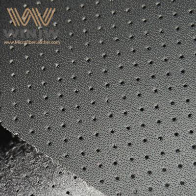 China Popular High Quality Waterproof Fashion Synthetic Leatherette Perforated Fabric For Seat Covers Upholstery for sale