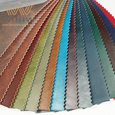 China Waterproof Upholstery Fabric Microfiber Material Leather Leather For Upholstery for sale