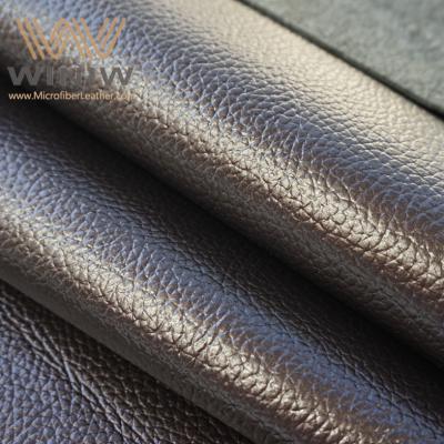 China Waterproof 1.2mm Sofa Microfiber Upholstery Vinyl Material for sale