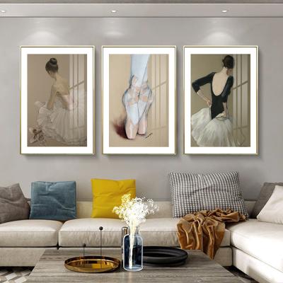 China Modern Hot Selling High-definition Painting Dancing Girl Canvas Painting Living Room Bedroom Wall Painting Spray Decoration for sale