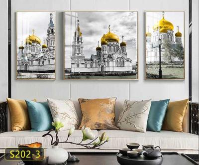 China Waterproof Gallery Quality Wrap Canvas Digital Art Print City Picture Custom Canvas Design For Wall China Crystal Painting for sale