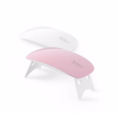 China ABS Plastic Free Order 500pcs Customized Customized Private Logo And Packing With Private Logo Cost Effective Mini UV Led Nail 6w Dryer Lamp for sale