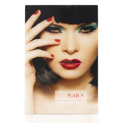 China 72 Colors Professional Acrylic False Nail Model Tips Nail Art Gel Salon Tools Showing Shelf Color Chart Display Book for sale