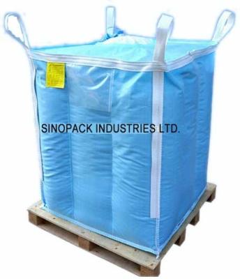 China Baffle design dangerous chemical powder Storage Antistatic Fibc with sift proofing for sale