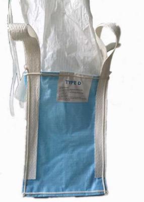 China Dangerous chemical powder 500kg anti static bulk bags CROHMIQ blue for sale