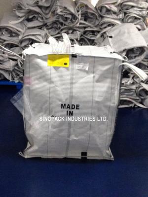 China Flammable Goods Bulk Packing Conductive Fibc U - Panel TYPE C for sale