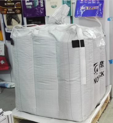 China 4 Panel Conductive Bulk Bags Anti Static Bulk Bags With Logo Printed for sale