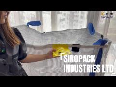 Woven Ziplock Conductive Big Bag Groundable 5 - 1 Safety Factor For Flammable Goods