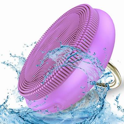 China Rechargeable Facial SPA DEEP CLEANSING Pore Skin Cleaner Brush, OEM Silicon Skin Waterproof Facial Deep Pore Exfoliator Cleansing Brush for sale