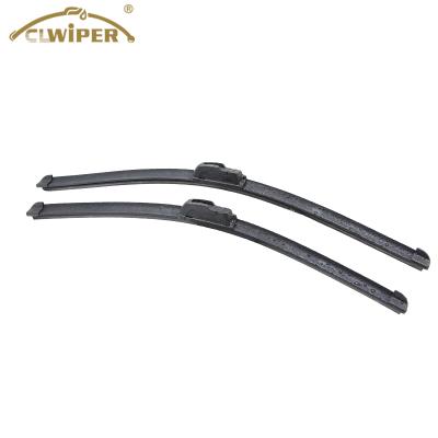 China Natural rubber or gray flat type silicone rubber banana soft wipers from china factory silicone or black china auto windshield accessories for sale