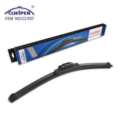 China Natural Rubber Material CLWIPER Car Windshield Wipers Multi Clip Flat Wiper Blade For Sale for sale