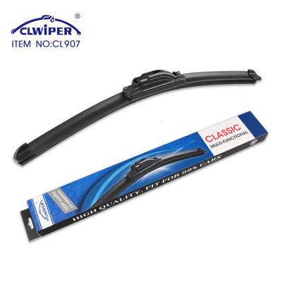 China CLWIPER Natural Rubber Auto Accessories Material Soft Wiper Blade With 13 Adapters For 99% Cars for sale