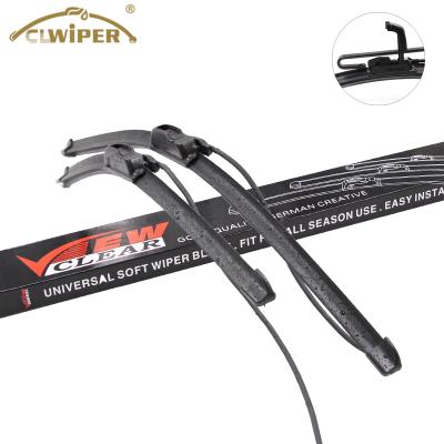 China ABS With Natural Rubber U Hook Universal Wiper Blade Arm Wiper Blade With Spray Nozzle for sale