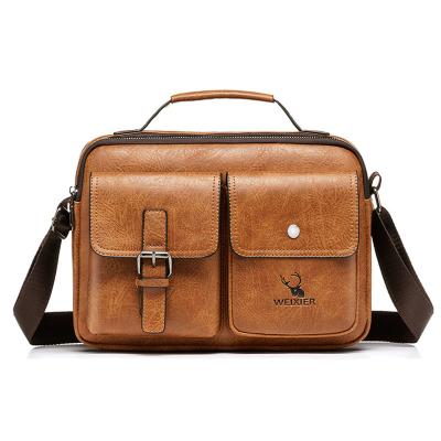 China Designer Genuine Leather Handbags Briefcases Men Wholesale GENUINE LEATHER Men's Briefcase Bag for sale