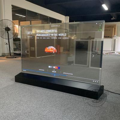 China 55inch Ultra Fast 1 Ms Response Transparent OLED Signage Wall / Ceiling Mount 178° Viewing Angle for sale