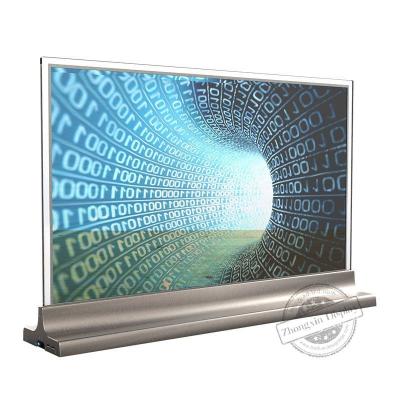 China Revolutioneer uw reclamestrategie met transparante OLED 55 inch borden Te koop