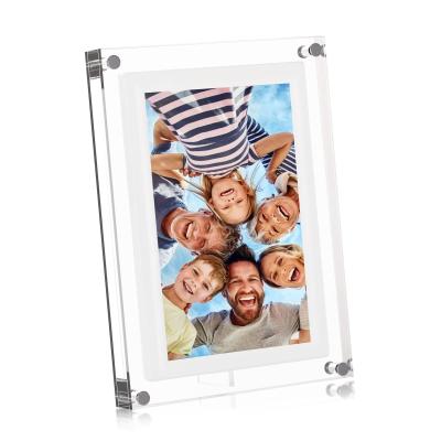 China 10inch Acrylic Bulk Digital Photo Frame with RM/RMVB/AVI/MPG/MPEG/FLV/VOB/MP4/MKV Support for sale