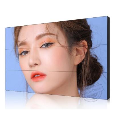 중국 65인치 3.5mm 베젤 LCD 화면 LED 백라이트 패널 타입 1920x1080 FHD 4x4 비디오 벽 판매용