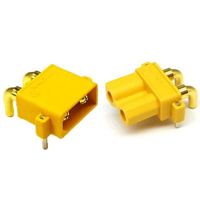 China PCB Mass XT30PW Connector XT30 Upgrade Right Angle Plug Female Male Connectors For Rc Model Esc Motor Pcb Board for sale