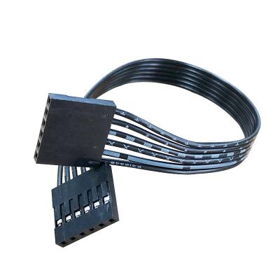 China PA66 Male Female Electronics Dupont 2.54mm 2.54mm Pitch 4pin 1 2 3 4 5 6 Pin Crimp Terminal Socket Single Row Connector Cable for sn-28b for sale