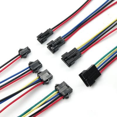 China Factory Price Electronic Male To Female 2 Pin Jst Plug Connector Automotive Wire Harness Cable Assembly for sale