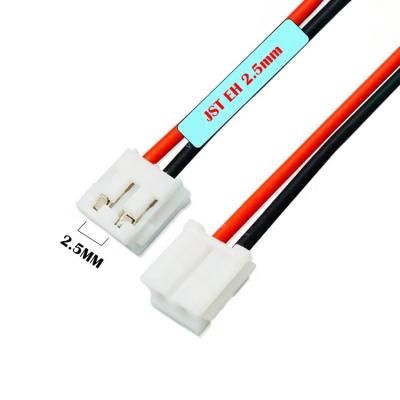 China Custom Electronic Female Cable Wire Harness Fitted With B5b-eh 2pin Eh-3 5 Pin Pole Her-2 Plug Adapter Connector 2.5mm Jst Eh 2.54mm for sale