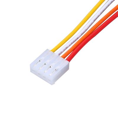 China Pitch 2 Ch 3.96mm Pin Connector Wire Harness Cable Electronic Assembly for sale