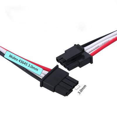 China Automotive Microfit 43645 43031 043025060 Series Fenale 6pin Connector Micro-Fit 3.0 Mm Micro Fit 43025 Molex 3mm Smd Cable Wire Harness for sale