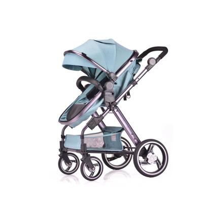 China Carry Baby Wholesale Cheap European Style High Landscape Foldable Baby Stroller 3 in 1 for sale