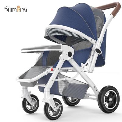 China Aluminum Cheap Lightweight Travel High Frame Baby Strollers Pram Buggy for sale