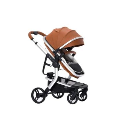 China New Style Canvas Stroller 3 in 1 Kids Baby Troller Stroller for sale