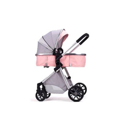 China New Luxury Canvas 3 in 1 Foldable Cushion Seat Stroller Baby Time Stroller for sale