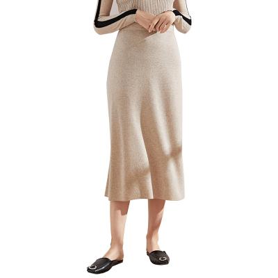 China 2019 Autumn Winter New High Waist Skirt Breathable Female Loose Female Stage Skirt Long Paragraph Wool for sale