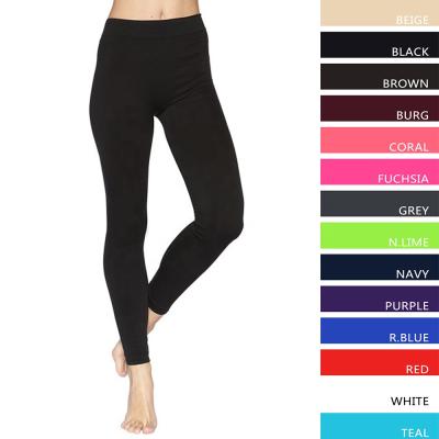 China Antibacterial Ladies Leggings Pants Simple Solid Color YGM Fitness Women Seamless Leggings for sale