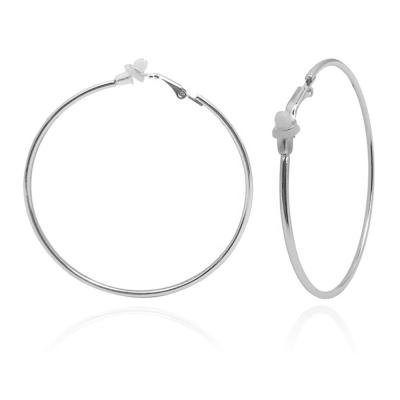 China CLASSIC Big Circle Earrings Popular Exaggerated Geometric Hoop Earrings for sale