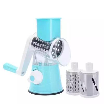 China Viable R1070 Kitchen Tools Manual Food Processor 3-in-1 Vegetable Meat Grinder Chopper Cutter Hand Roller Meat Grinder for sale