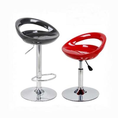 China Factory Sale Modern 360 Degree Adjustable Kitchen Bar Stools Swivel Height Rotation Bar Various High Plastic Chairs for sale